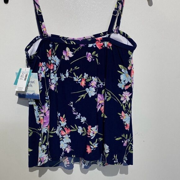 Maurices Women's Multicolor Floral Spaghetti Strap Tankini Size Small NWT - Picture 4 of 11